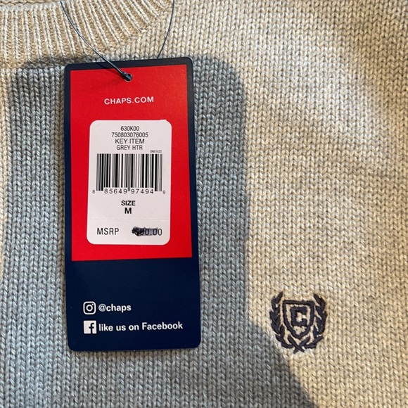 Men’s Chaps Sweater - Picture 2 of 2